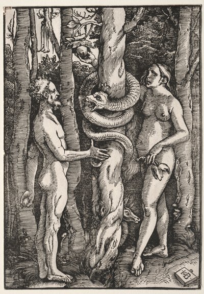 Adam i Ewa autorstwa Hans Baldung