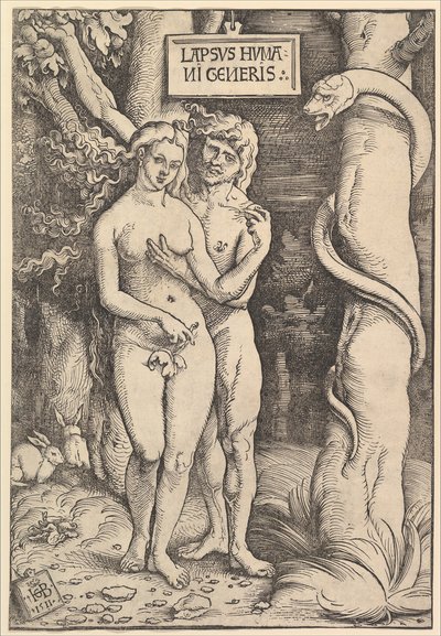 Adam i Ewa, 1511. autorstwa Hans Baldung