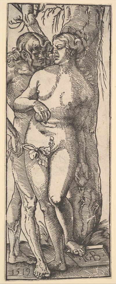 Adam i Ewa, 1519. autorstwa Hans Baldung