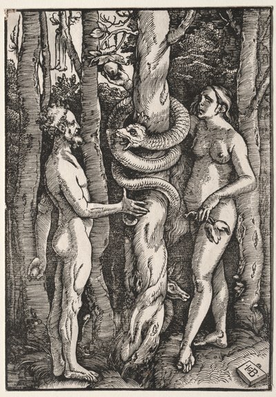 Adam i Ewa, ok. 1514. autorstwa Hans Baldung
