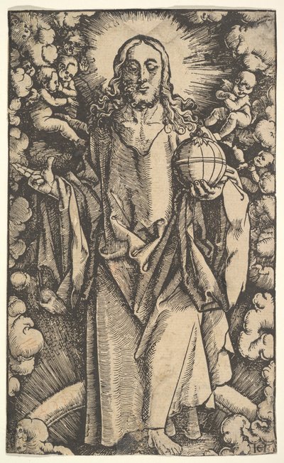 Chrystus z Globusem, XV-XVI wiek. autorstwa Hans Baldung