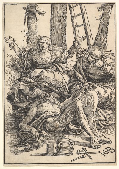 Opłakiwanie Chrystusa, 1510. autorstwa Hans Baldung