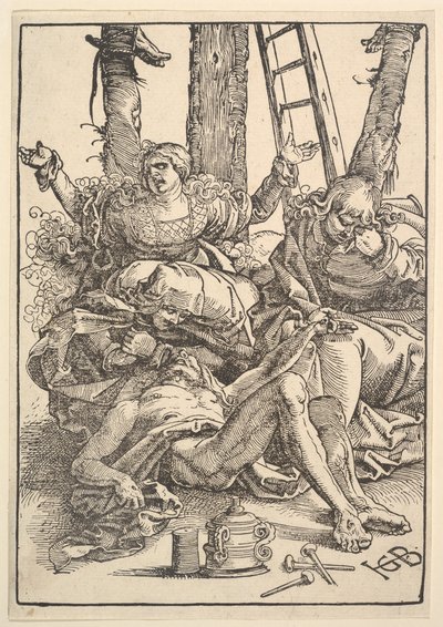 Opłakiwanie Chrystusa, 1510. autorstwa Hans Baldung