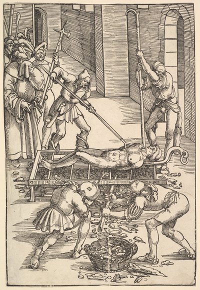 Męczeństwo św. Wawrzyńca, ca. 1505. autorstwa Hans Baldung