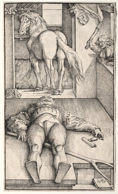 Zaczarowany Pan Młody autorstwa Hans Baldung
