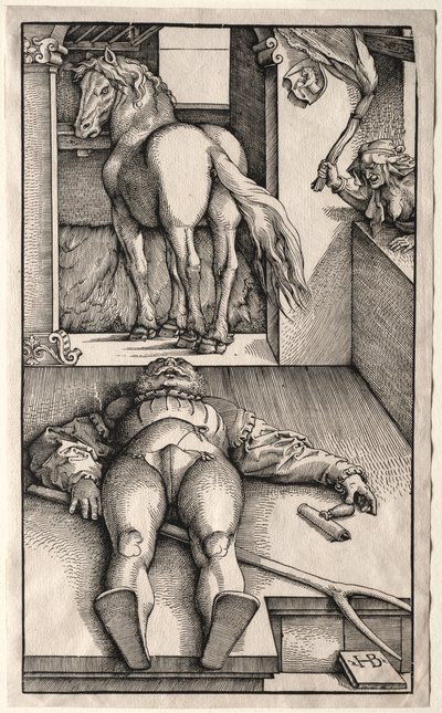 Zaczarowany Pan Młody autorstwa Hans Baldung