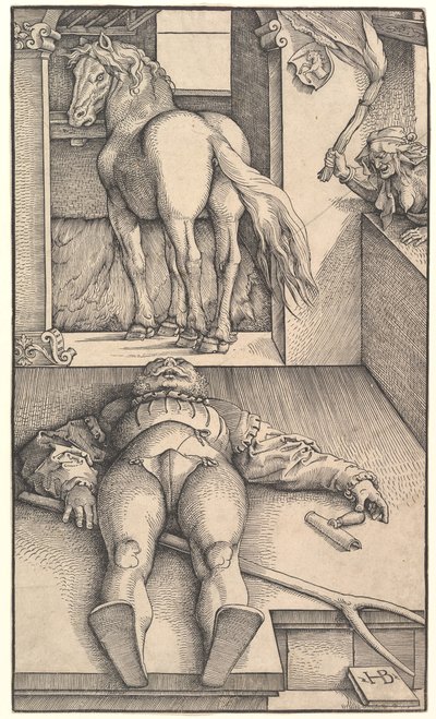 Zaczarowany Pan Młody, ca. 1544. autorstwa Hans Baldung