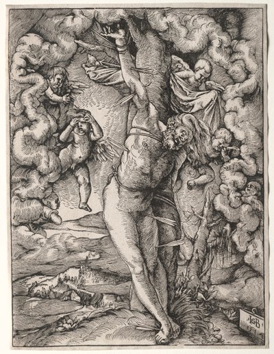 Wielki św. Sebastian, 1514. autorstwa Hans Baldung