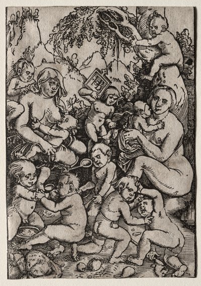 Dwie Matki. autorstwa Hans Baldung