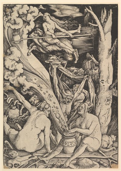 Czarownice, 1510. autorstwa Hans Baldung