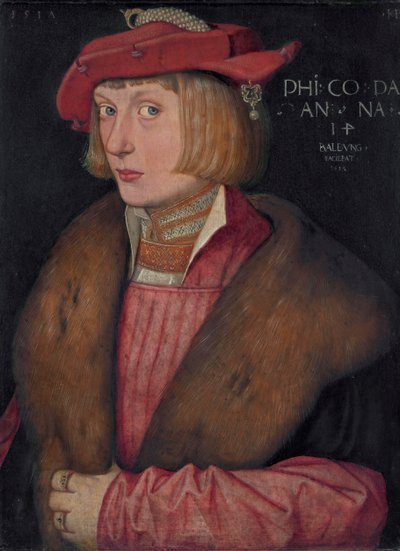 Hrabia Palatyn Filip Wojownik Hrabia Filip Bellicosus autorstwa Hans Baldung Grien