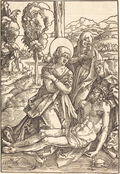 Opłakiwanie Chrystusa autorstwa Hans Baldung Grien