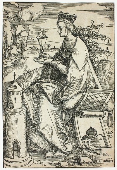 Św. Barbara autorstwa Hans Baldung Grien