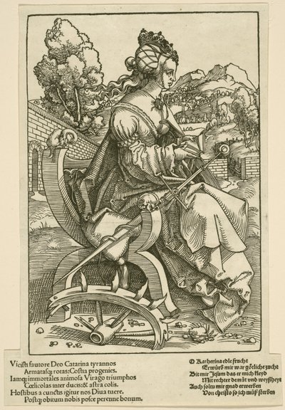 Święta Katarzyna, 1505-07 autorstwa Hans Baldung Grien