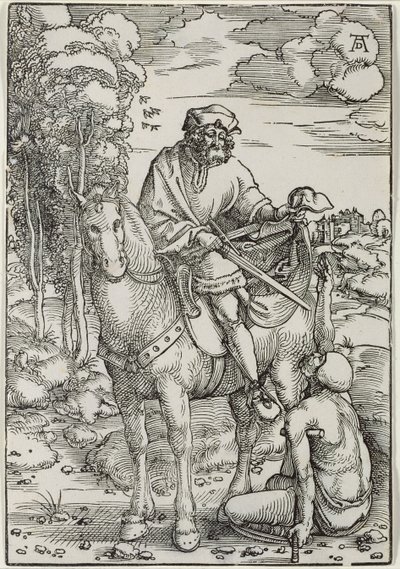 Św. Marcin dzieli swój płaszcz autorstwa Hans Baldung Grien