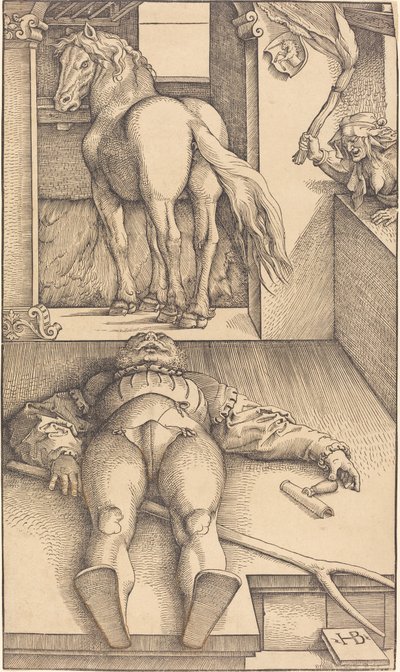 Zaczarowany Pan Młody autorstwa Hans Baldung Grien