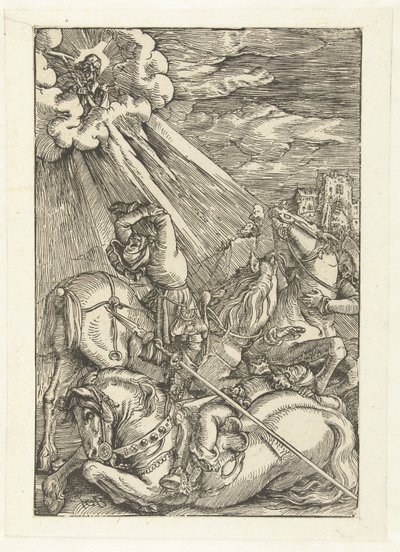 Nawrócenie Pawła, 1515-17 autorstwa Hans Baldung Grien