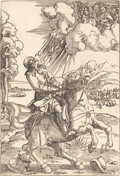 Nawrócenie św. Pawła autorstwa Hans Baldung Grien