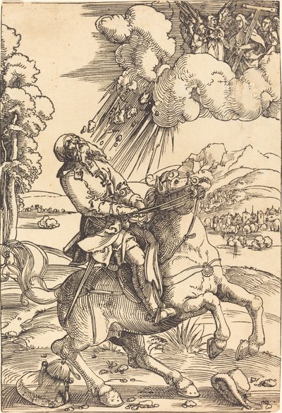 Nawrócenie św. Pawła autorstwa Hans Baldung Grien