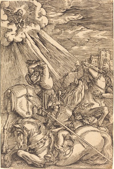 Nawrócenie św. Pawła autorstwa Hans Baldung Grien