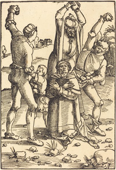 Ukamienowanie św. Szczepana autorstwa Hans Baldung Grien