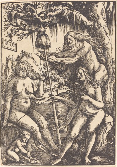 Trzy losy: Lachesis, Atropos i Clotho autorstwa Hans Baldung Grien