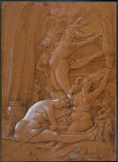 Czarownice (rysunek) autorstwa Hans Baldung Grien