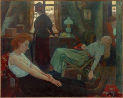 poniedziałkowy poranek autorstwa Hans Baluschek