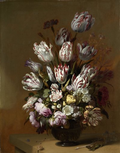 Kwiatowa martwa natura autorstwa Hans Bollongier