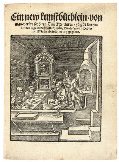 Warsztat złotniczy, ok. 1538 autorstwa Hans Brosamer