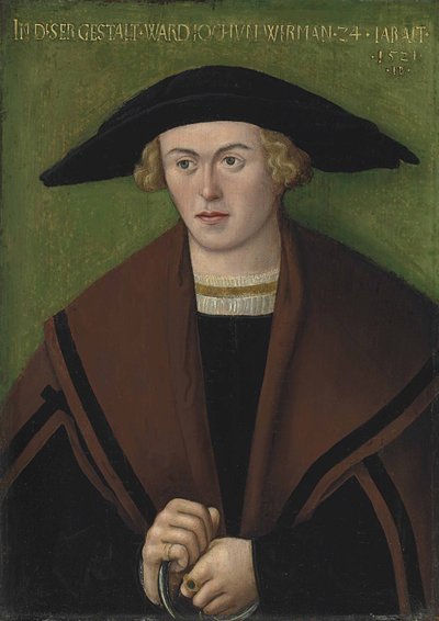 Portret Jochuma Wirmana autorstwa Hans Brosamer