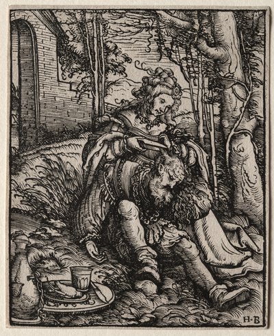 Samson i Dalila, 1519. autorstwa Hans Burgkmair
