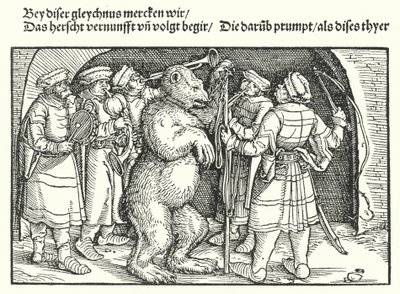 Niedźwiedź Trenerzy autorstwa Hans Burgkmair