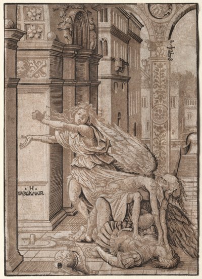 Kochankowie zaskoczeni śmiercią, 1510. autorstwa Hans Burgkmair