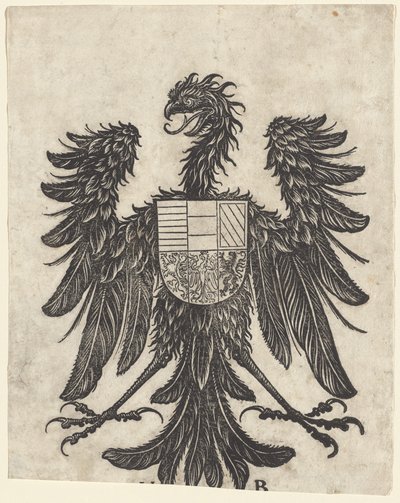 Herb z jednym orłem autorstwa Hans Burgkmair I