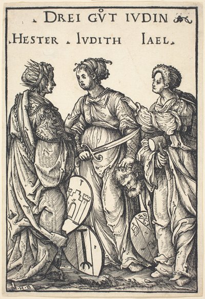 Hester, Judith i Jael autorstwa Hans Burgkmair I