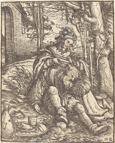 Samson i Dalila autorstwa Hans Burgkmair I