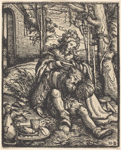 Samson i Dalila autorstwa Hans Burgkmair I