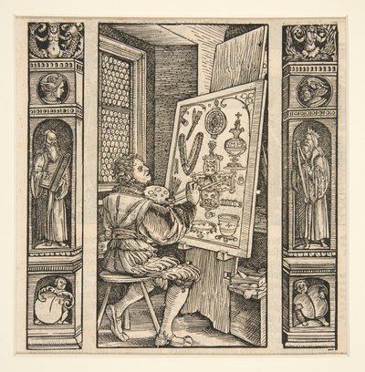 Malarz klejnotów z Petrarki autorstwa Hans Burgkmair the Elder
