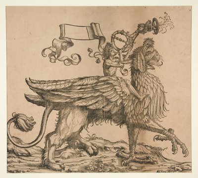 Herold (Ogłaszający Triumf) autorstwa Hans Burgkmair the Elder