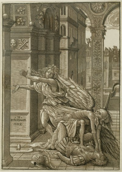 Kochankowie zaskoczeni śmiercią autorstwa Hans Burgkmair the Elder