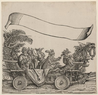 Naturalni głupcy Pochód triumfalny cesarza Maksymiliana I, ok. 1515 autorstwa Hans Burgkmair the Elder
