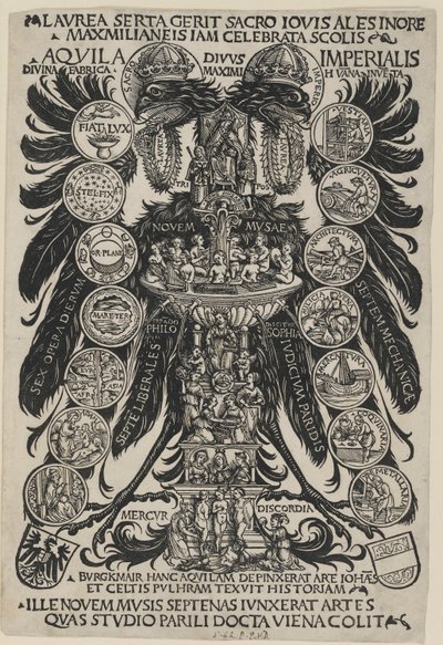 Alegoryczny orzeł cesarski autorstwa Hans Burgkmair the Elder