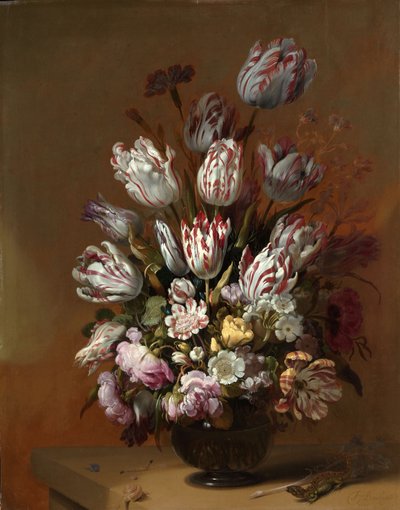Martwa natura z kwiatami, 1639. autorstwa Hans Gillisz. Bollongier