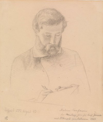Hermann Kauffmann autorstwa Hans Gude