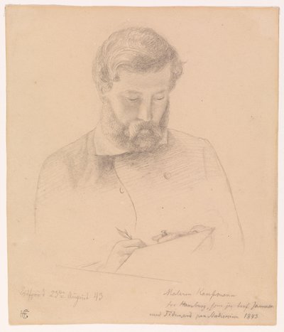 Hermann Kauffmann autorstwa Hans Gude