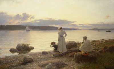 Letnia noc autorstwa Hans Gude
