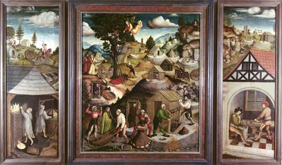 Krajobraz górniczy, 1521 autorstwa Hans Hesse