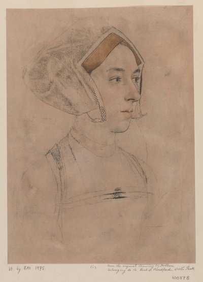 Anne Boleyn autorstwa Hans, Holbein