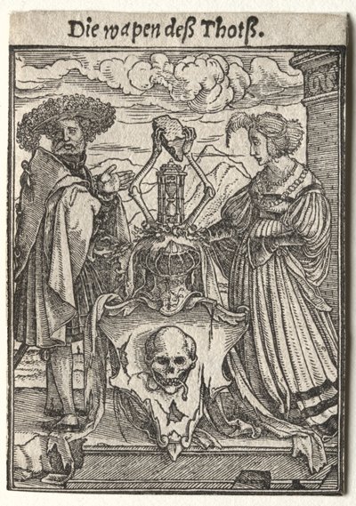 Taniec śmierci: herb śmierci autorstwa Hans Holbein